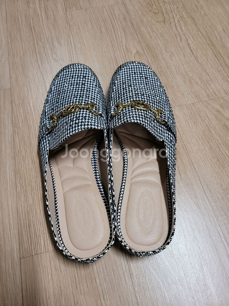 여성) 뮬 단화(새상품245m)--1