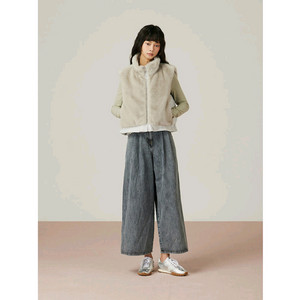 듀엘 하이넥 퍼 다운 베스트 D254PSG331