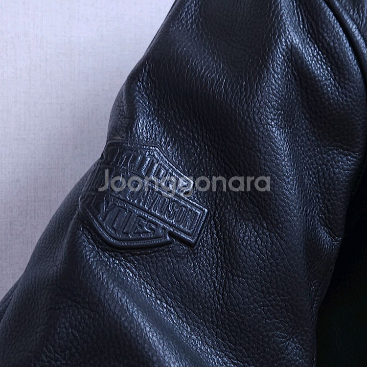 할리데이비슨 가죽점퍼--3