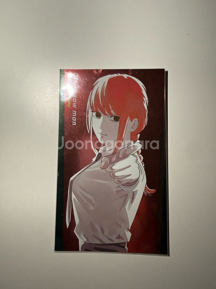 체인소맨 마키마 대만판 엽서 굿즈--0