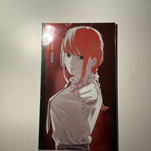 체인소맨 마키마 대만판 엽서 굿즈