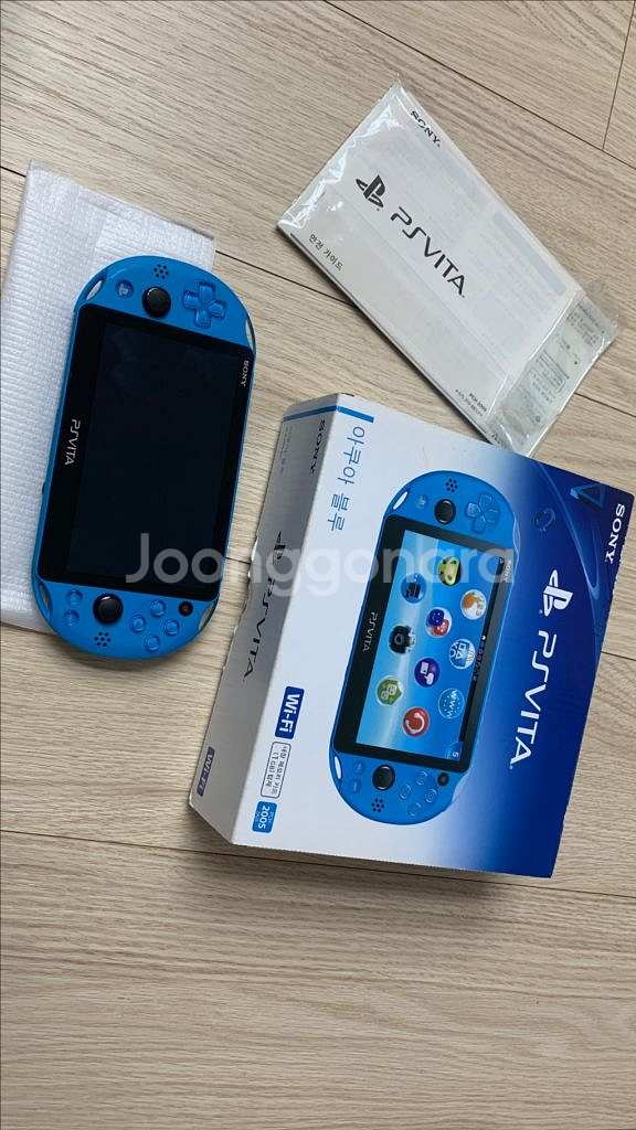 소니 PS비타 2세대 팝니다 블루 ps vita--0