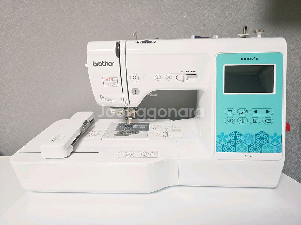 부라더 자수미싱M370 재봉틀--0