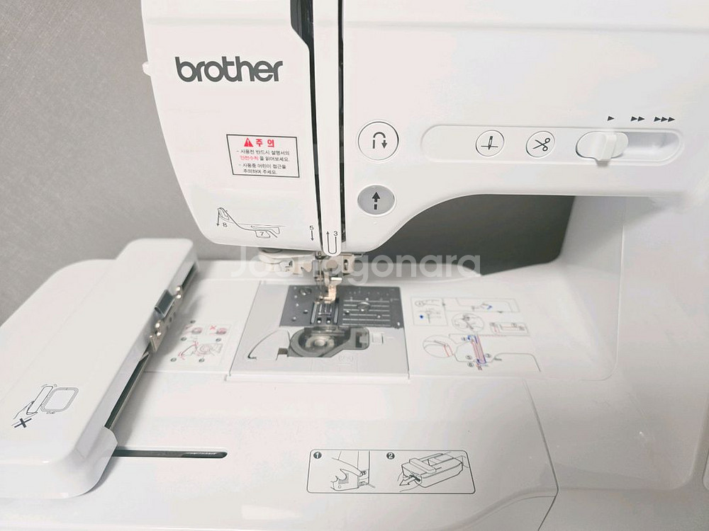 부라더 자수미싱M370 재봉틀--2