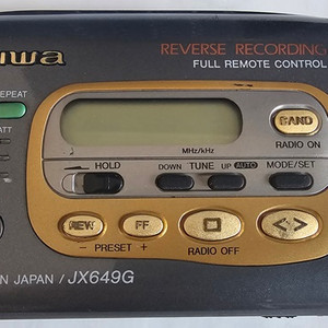 AIWA HS-JX649G 워크맨 작동품
