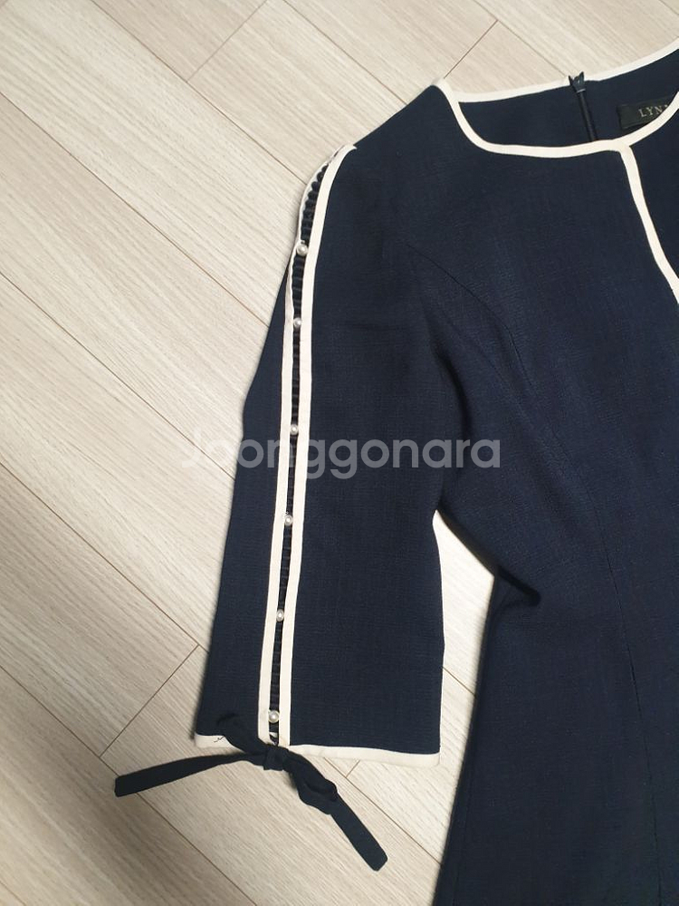 린(LYNN) 7부 A라인 원피스 깨끗한옷--4