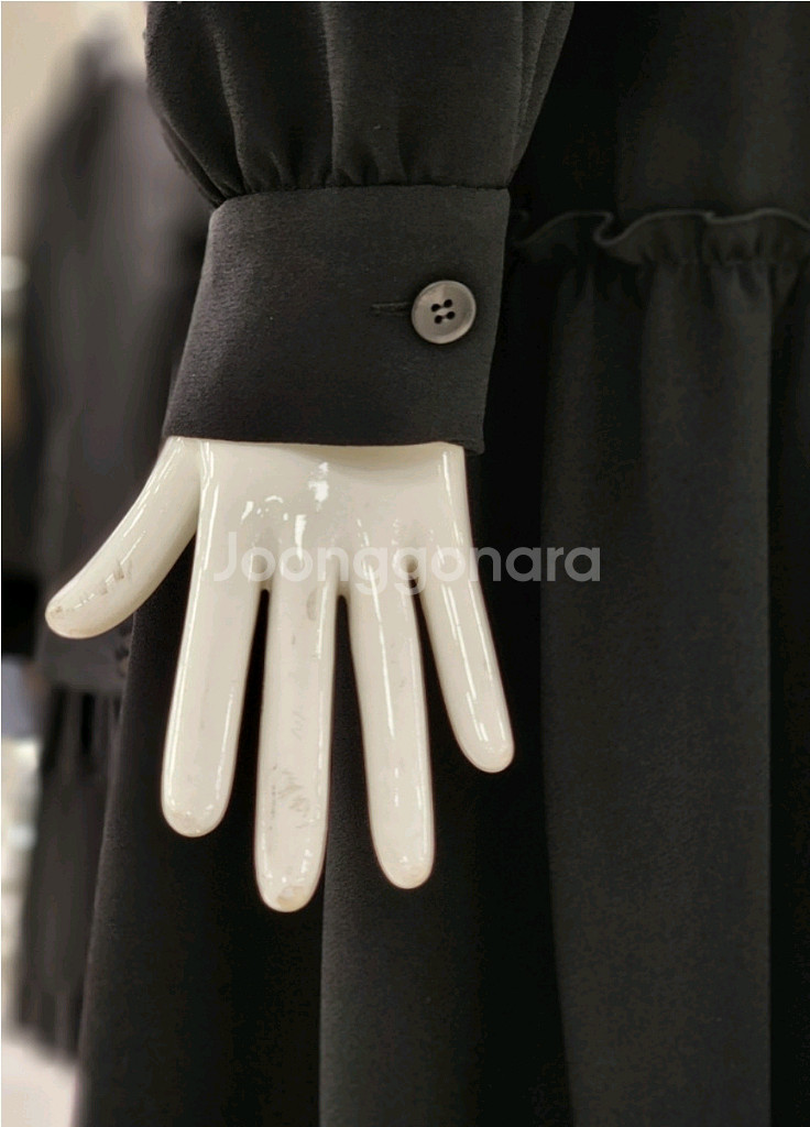 (새상품) 씨씨콜렉트 빅카라 러플 원피스 듀엘 오즈세컨--6