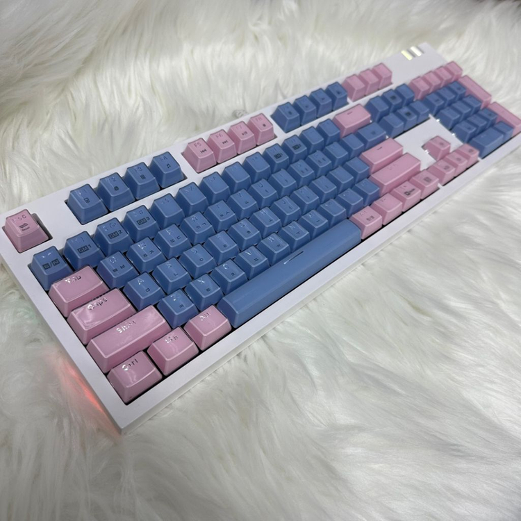 앱코 해커 k8300파스텔 크리스탈 기계식키보드 광축--5