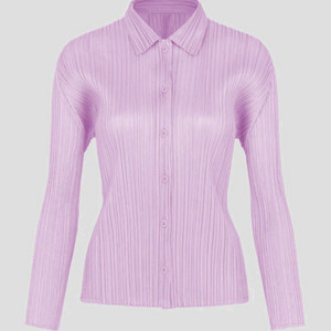 플리츠플리즈 먼슬리 9월 카라넥셔츠 라이트핑크