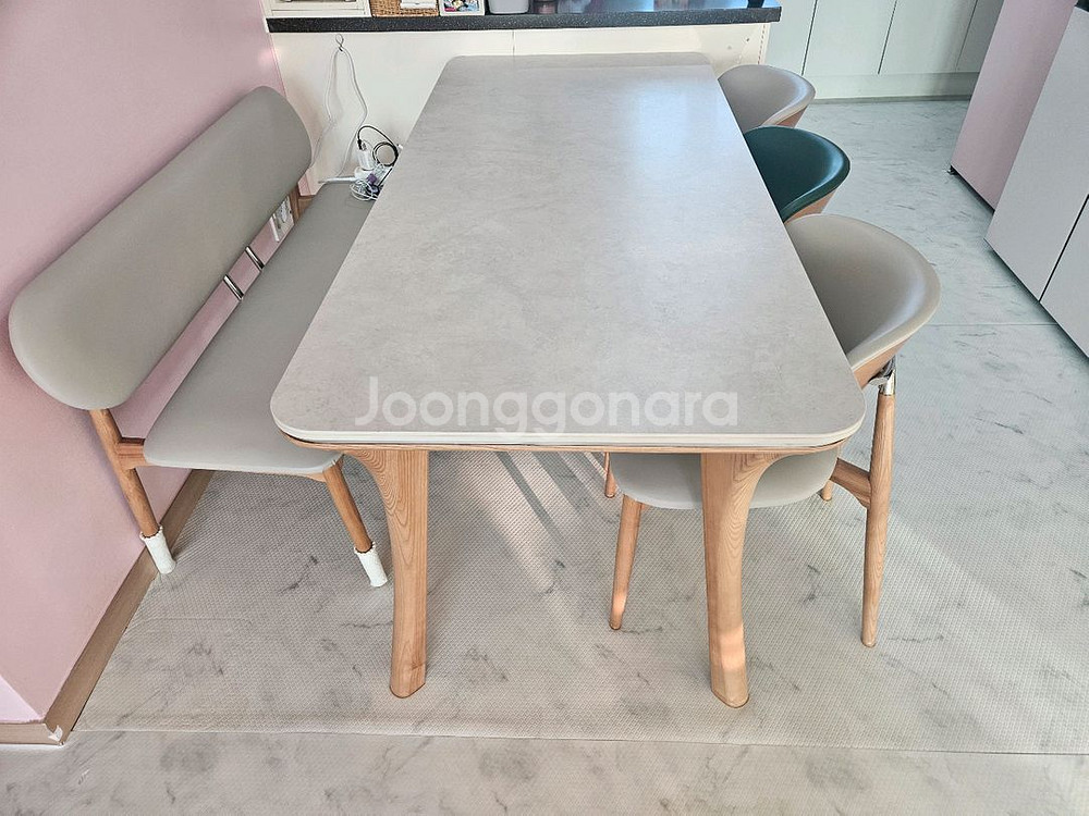 6인용 세라믹포쉐린?상판.식탁--0