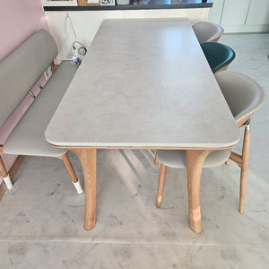 6인용 세라믹포쉐린?상판.식탁