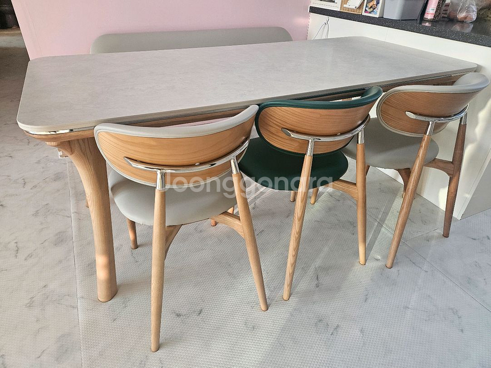 6인용 세라믹포쉐린?상판.식탁--1