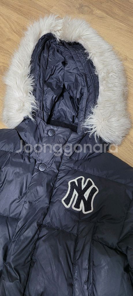 MLB 오리털 롱패딩 120사이즈--3