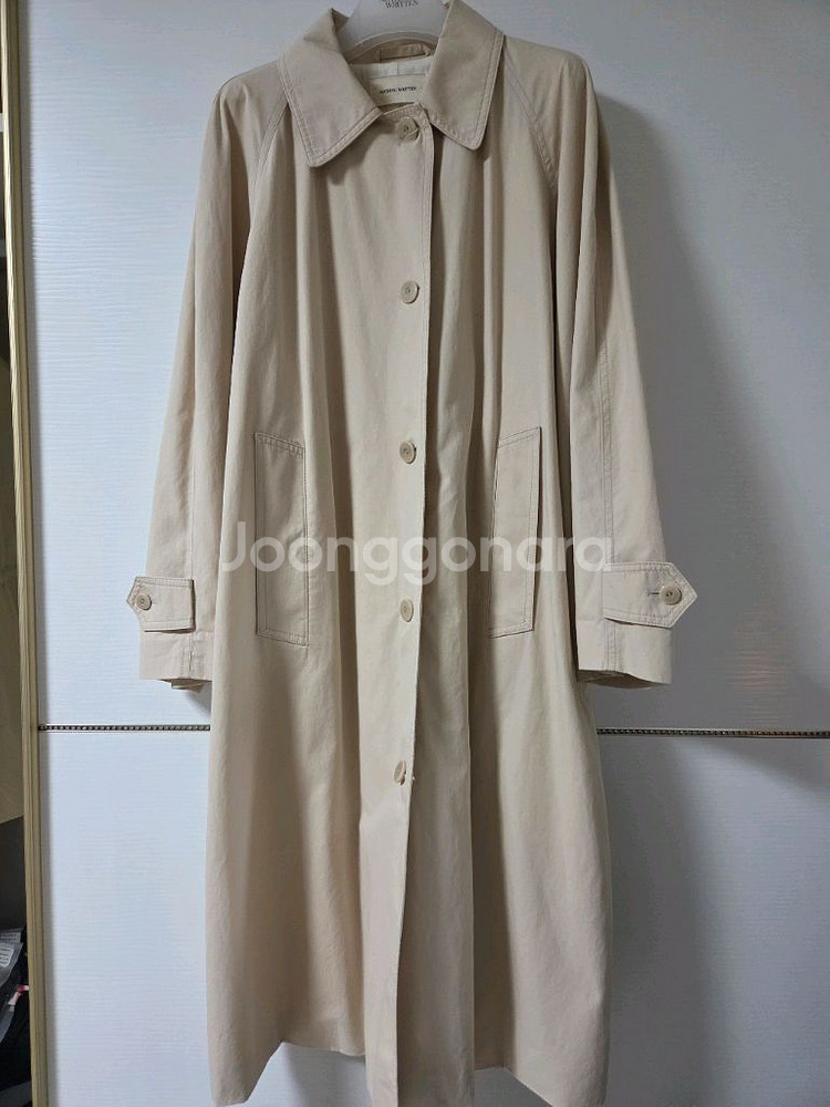 낫띵리튼 볼륨 발마칸 트렌치 코트 프리--6