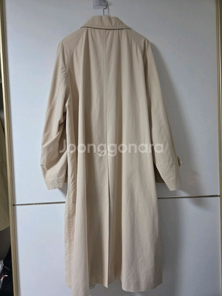 낫띵리튼 볼륨 발마칸 트렌치 코트 프리--7