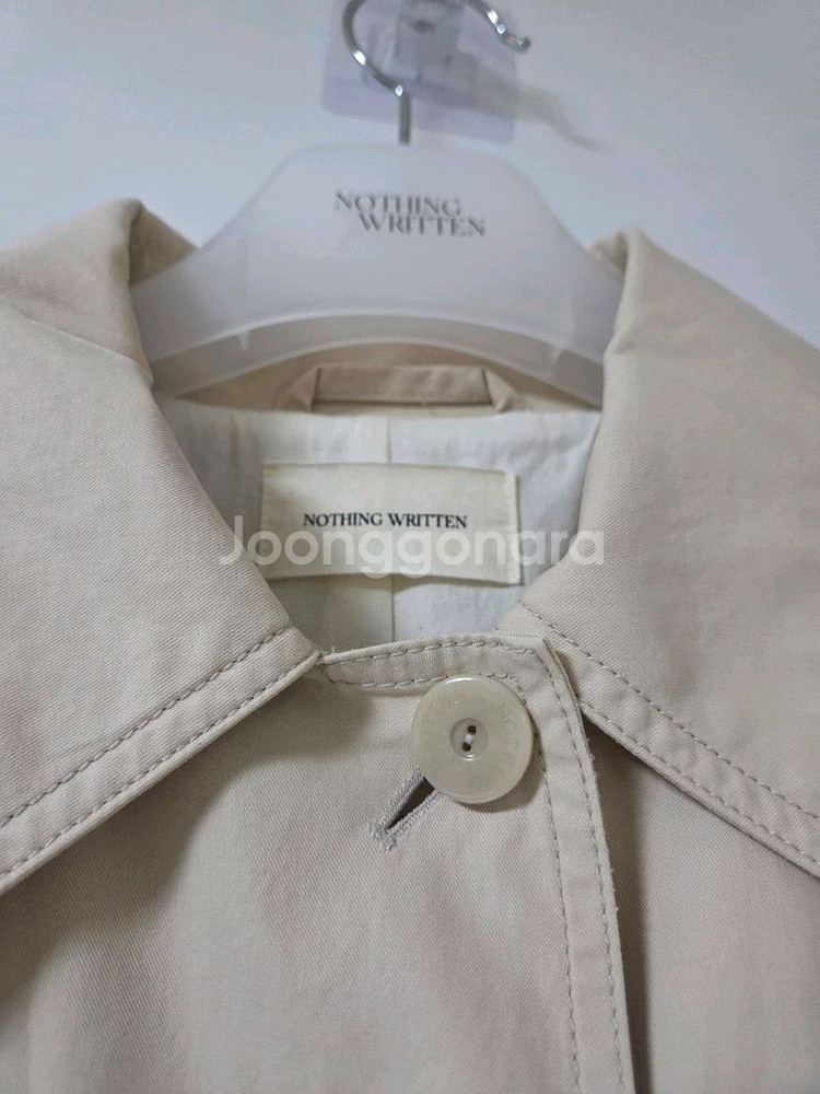 낫띵리튼 볼륨 발마칸 트렌치 코트 프리--8