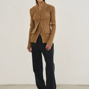 (새상품) 허앤쉬 울 리브 심볼 튜브탑