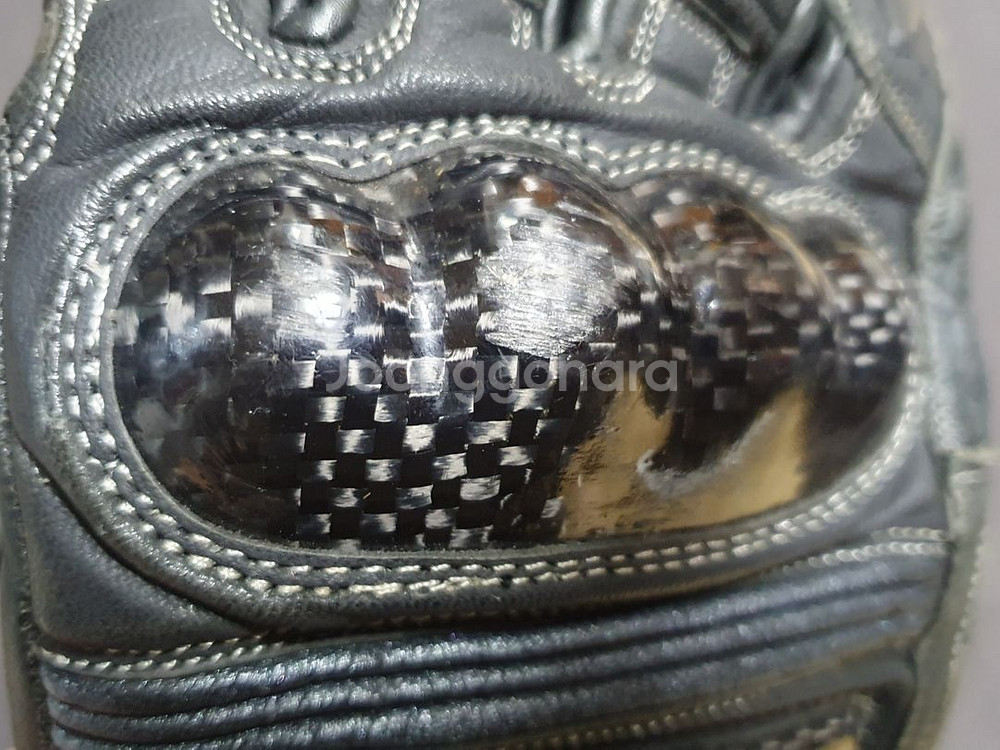 스파다 오토바이 바이크 카본 롱 글러브 장갑 (L)--2