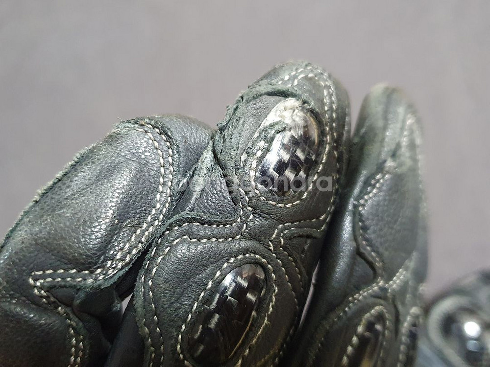 스파다 오토바이 바이크 카본 롱 글러브 장갑 (L)--3