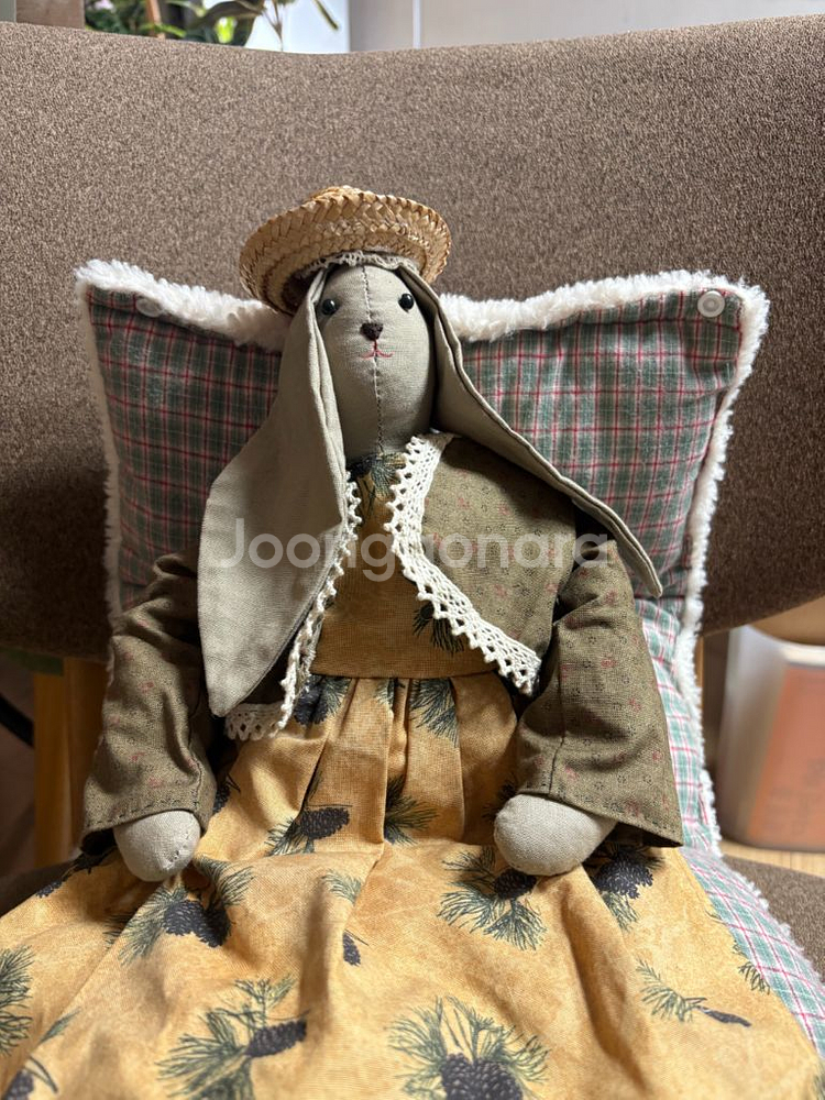 토끼빈티지인형--1