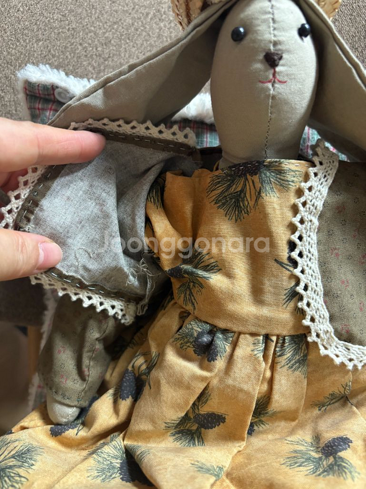 토끼빈티지인형--2