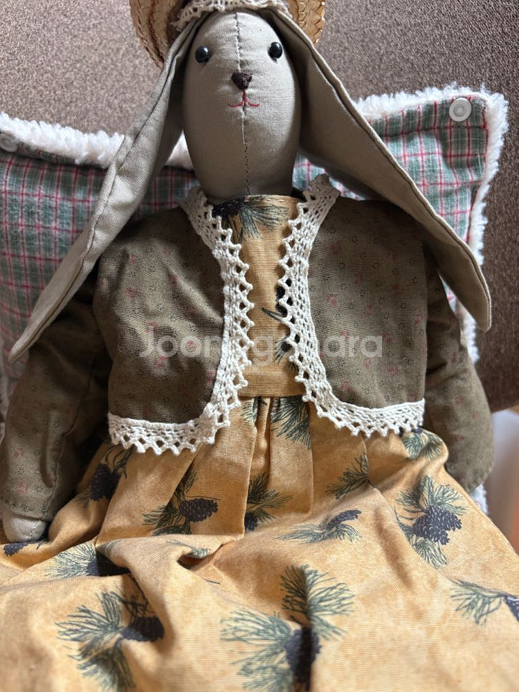 토끼빈티지인형--3