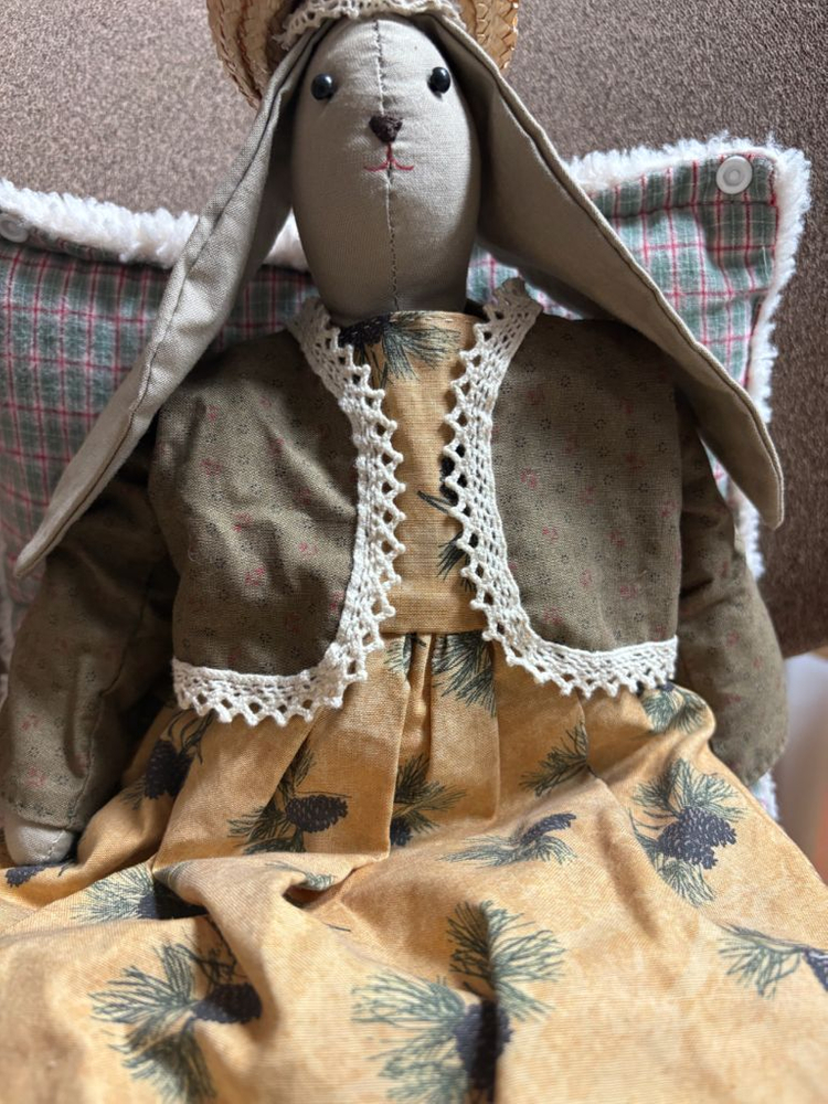 토끼빈티지인형--3