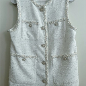 한스스타일 트위드 베스트