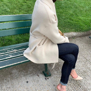 유메르 숄 벨트 가디건