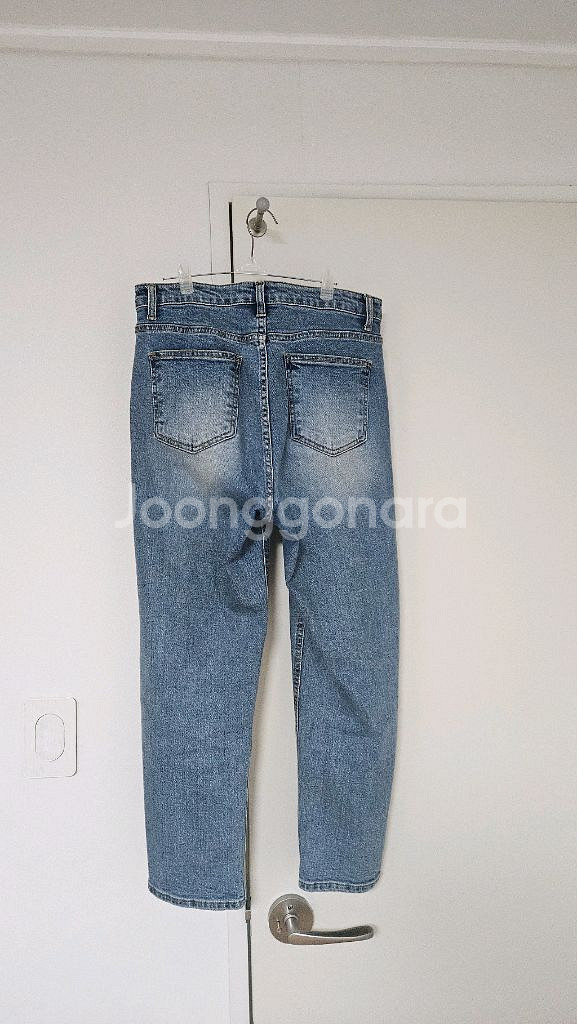 슬림핏 여성 데님 팬츠 청바지 L--1