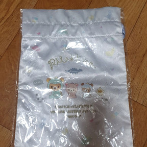 리락쿠마 조리개 주머니 파우치