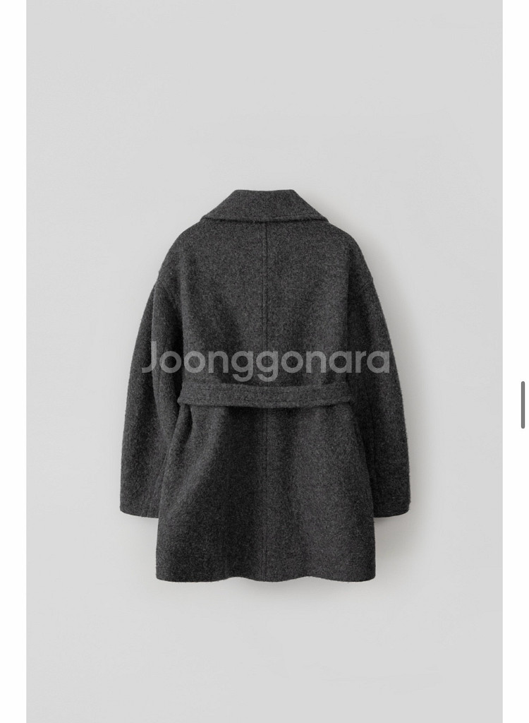 [RRACE_레이스]클라우드 싱글 오버핏 코트-차콜--1