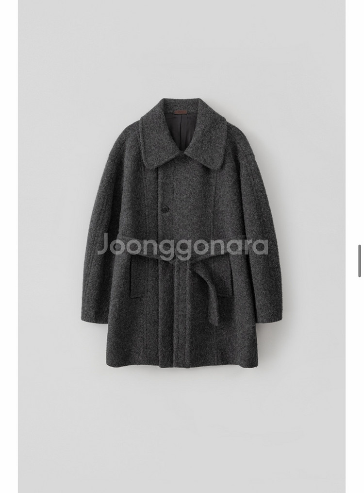 [RRACE_레이스]클라우드 싱글 오버핏 코트-차콜--0