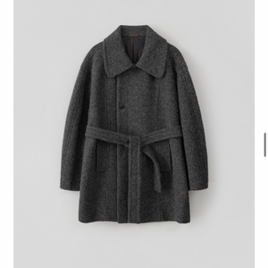 [RRACE_레이스]클라우드 싱글 오버핏 코트-차콜