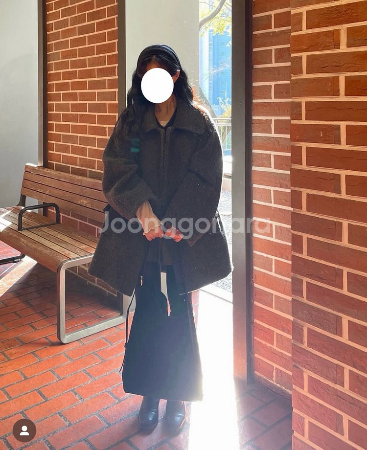 [RRACE_레이스]클라우드 싱글 오버핏 코트-차콜--2