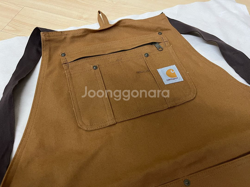 [새상품] 칼하트 펌 덕 에이프런 앞치마 브라운--5