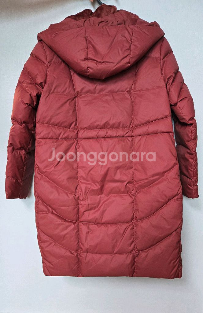 새상품 언더아머 여성 롱패딩 XS 버건디--1