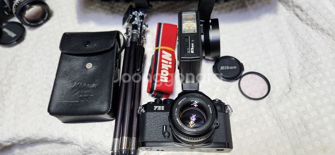 NIKON FE2(블랙A급), LR44 2개전기능정상,--0