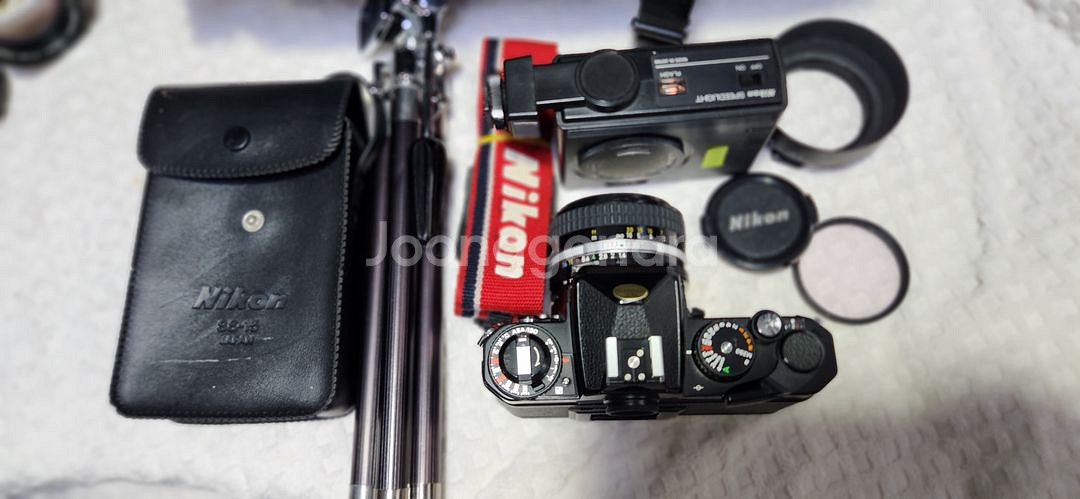 NIKON FE2(블랙A급), LR44 2개전기능정상,--1