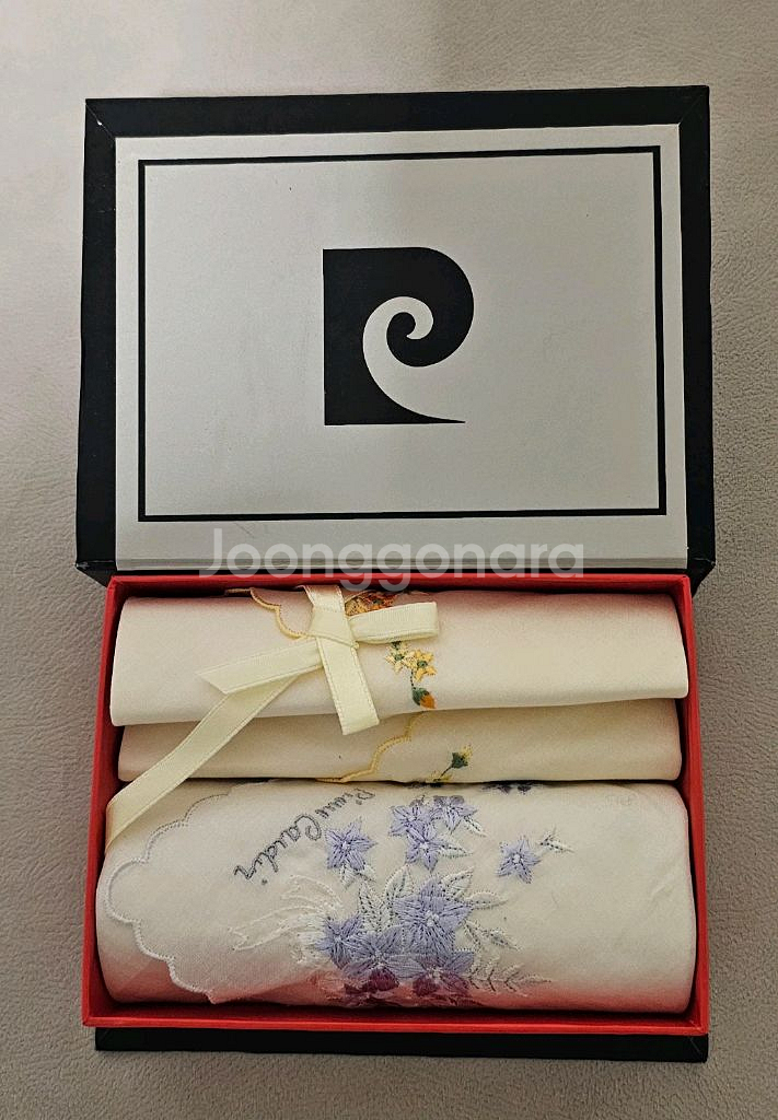 피에르 가르뎅 여성손수건 2p세트 새상품--0