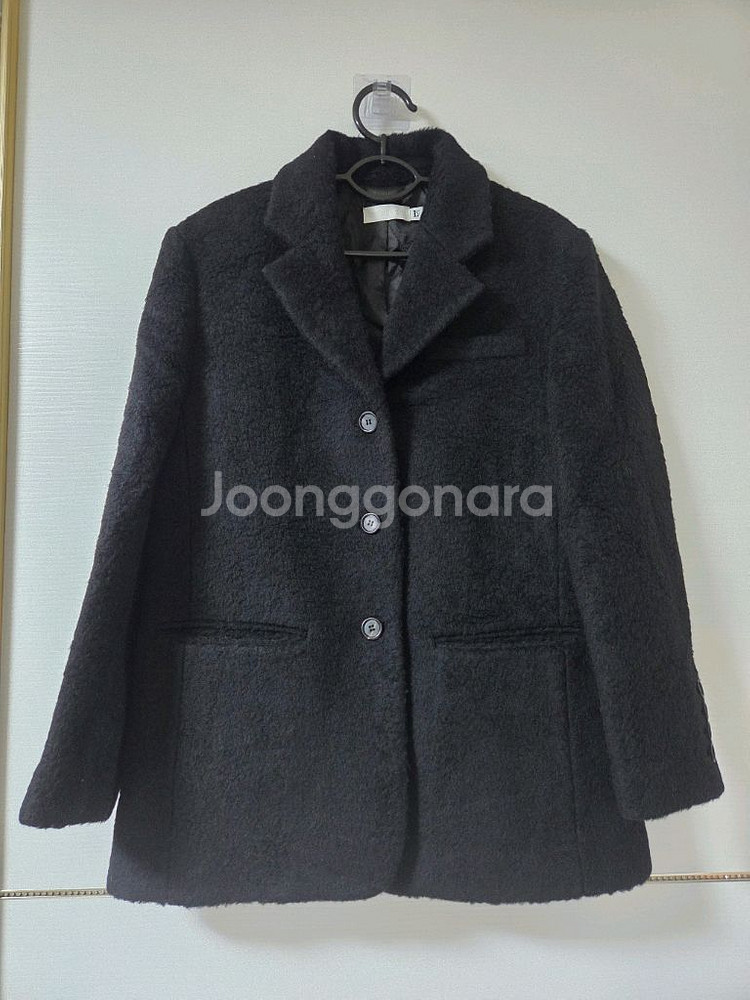 로우클래식 울 알파카 블레이저 코트 S--4