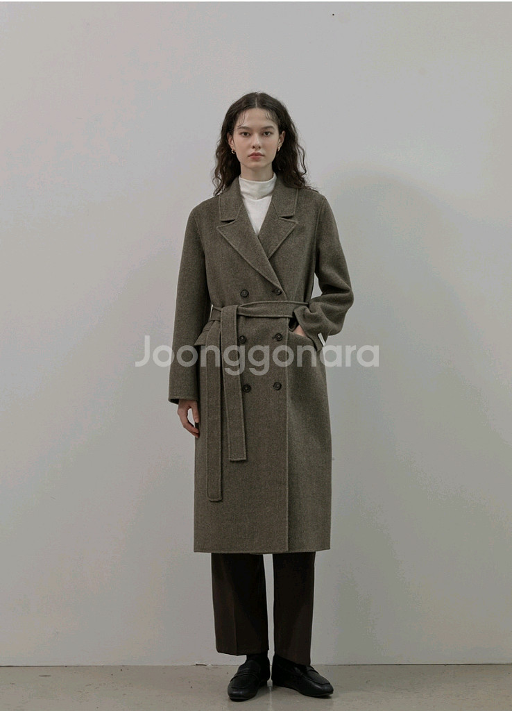 로렌하이 프리미엄 롱 핸드메이드 코트--1