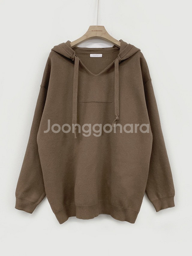 르꼬르망 세상부들한 후드니트 세트--0