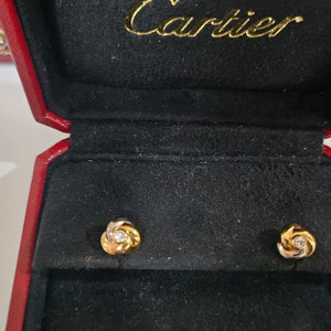 까르띠에 베이비 트리니티 다이아 귀걸이