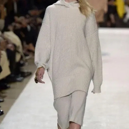 chloe 끌로에 100 % 캐시미어 튜닉형 롱 니트