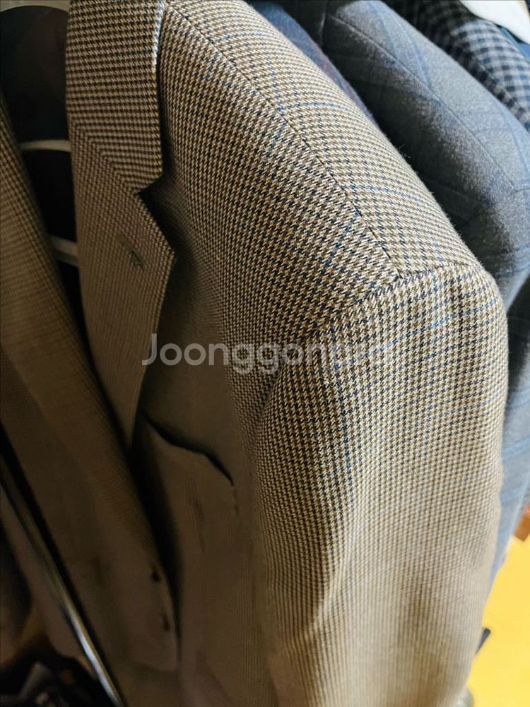 랄프로렌 하운드투스체크 스포츠블레이저 드립니다[미착용정--4