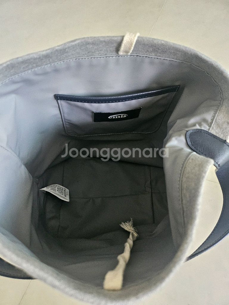 이미스가방 JERSEY TOTE BAG-GRAY 미듐--6