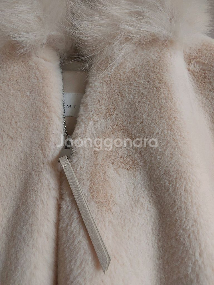 잇미샤 폭스퍼 후드 집업 자켓--2