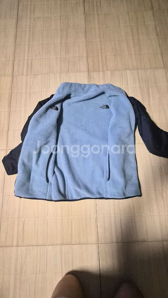 노스페이스키즈 양면후리스 160--1