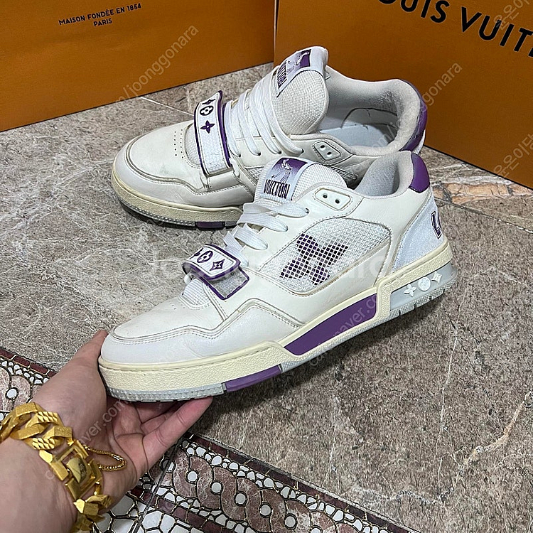 [7사이즈] 루이비통 벨크로 트레이너--0